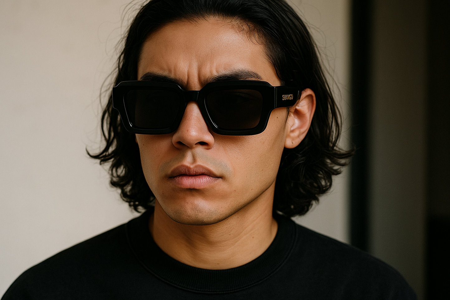 Personne portant noir classique