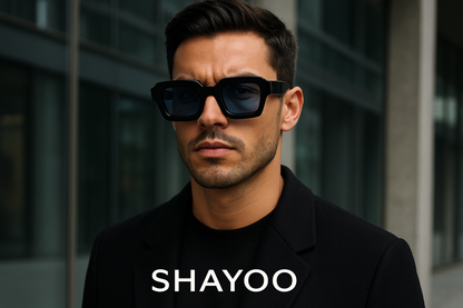 Homme portant noir/bleu bold