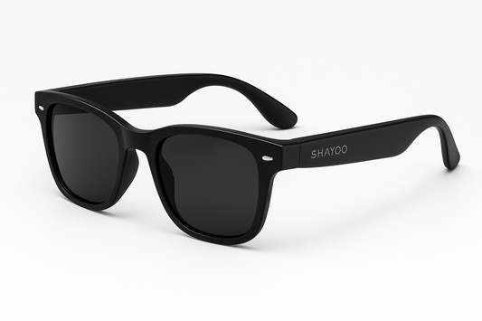 Lunettes AI noires 4K