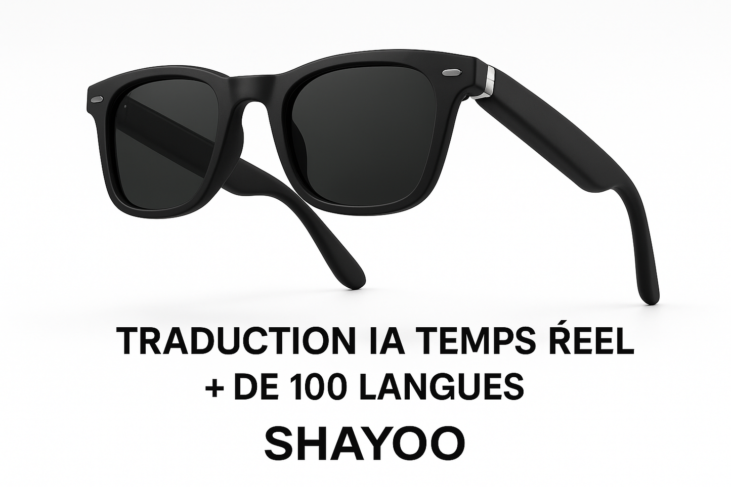 Lunettes B-BK avec texte français