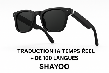 Lunettes B-BK avec texte français