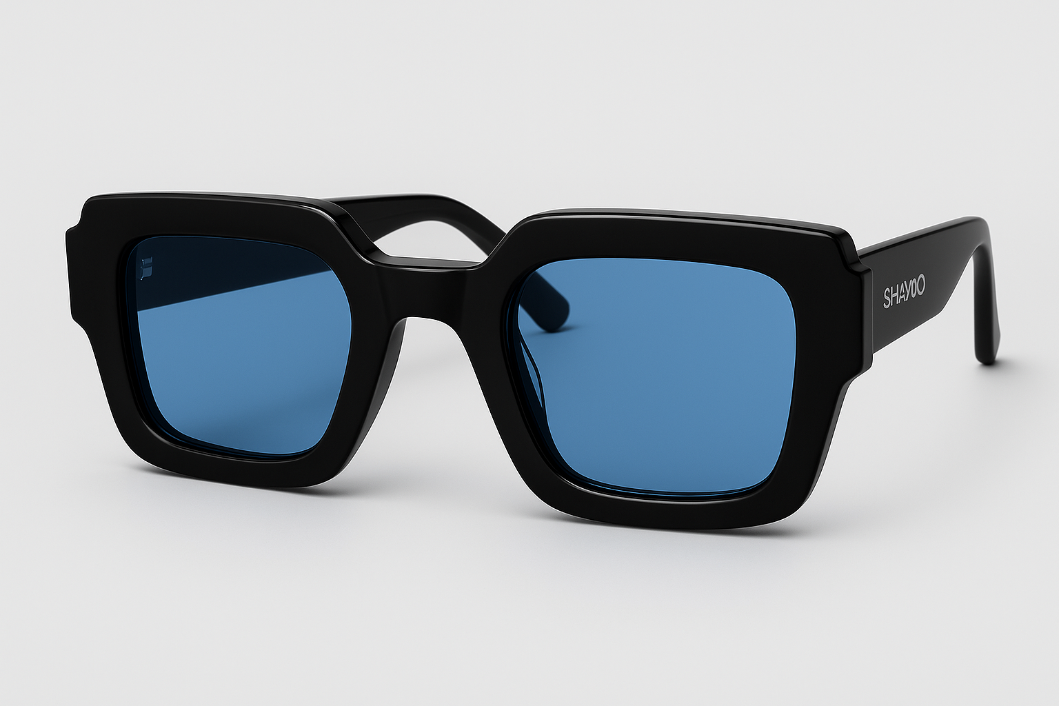 Lunettes noir/bleu bold 4K
