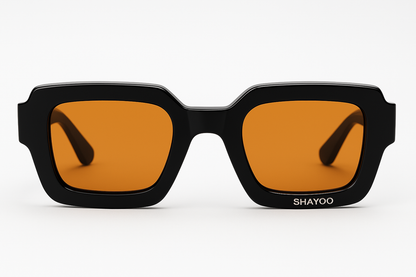 Lunettes noir/orange bold