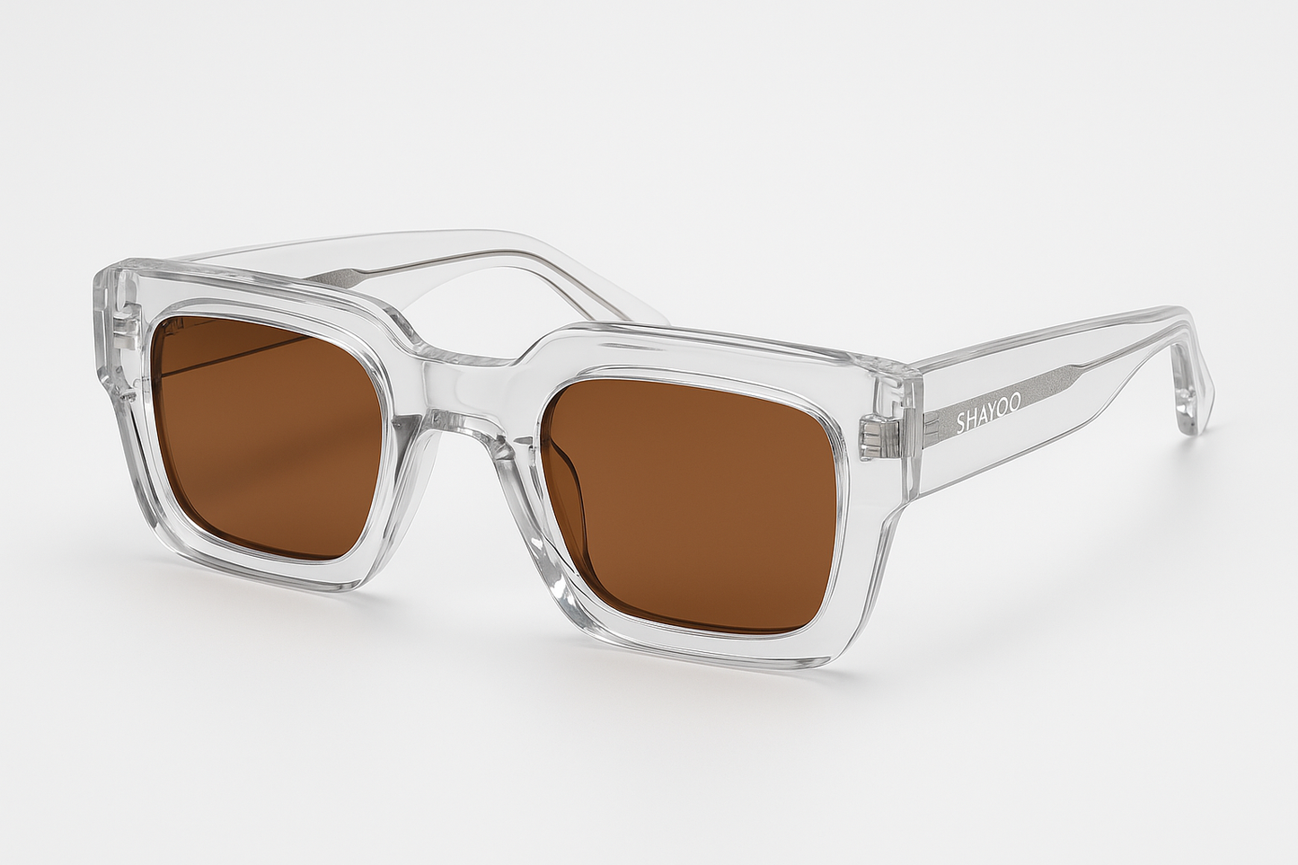 Lunettes transparent/marron bold