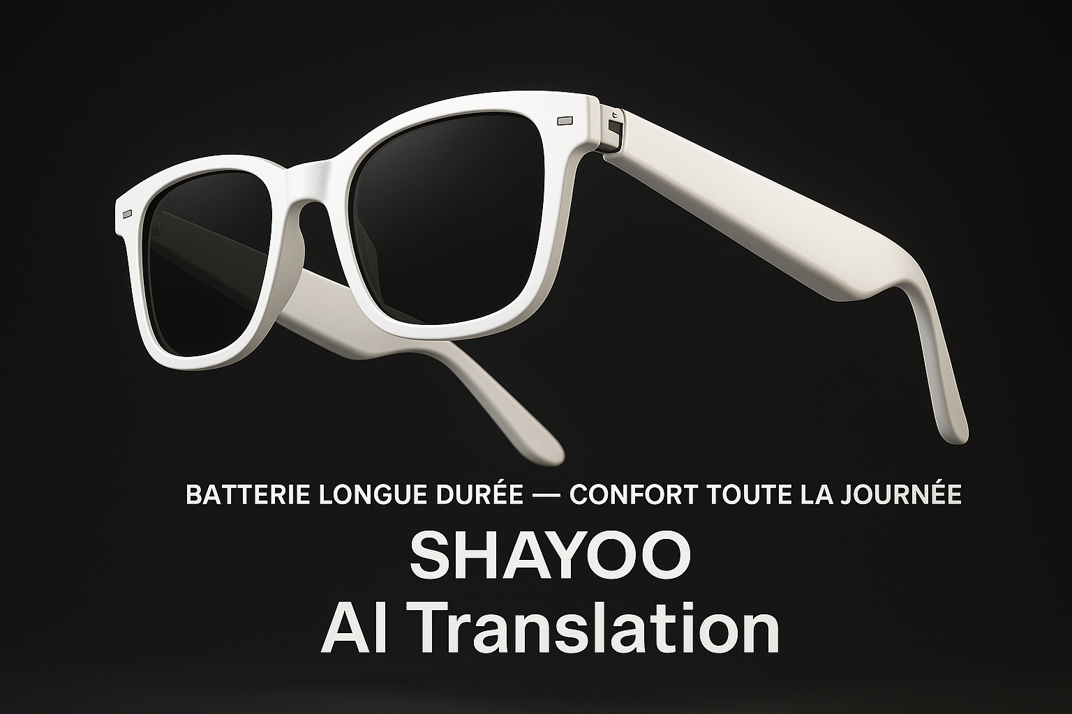 Lunettes W-BK avec texte français