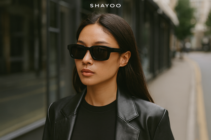 Personne style urbain avec lunettes noires